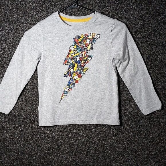 Garanimals Other - 365 Kids Size 6 School Supplies Graphic Long Sleeve Tee Shirt T-Shirt